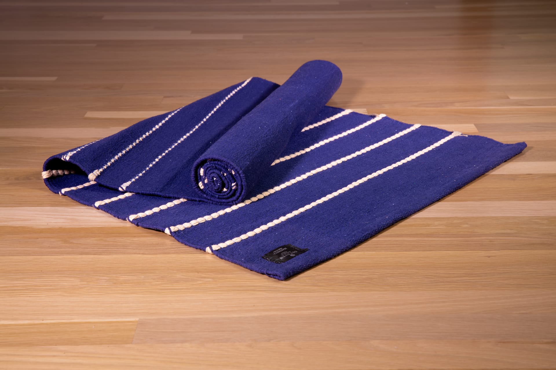 Placeholder photo — terracotta handwoven cotton yoga mat