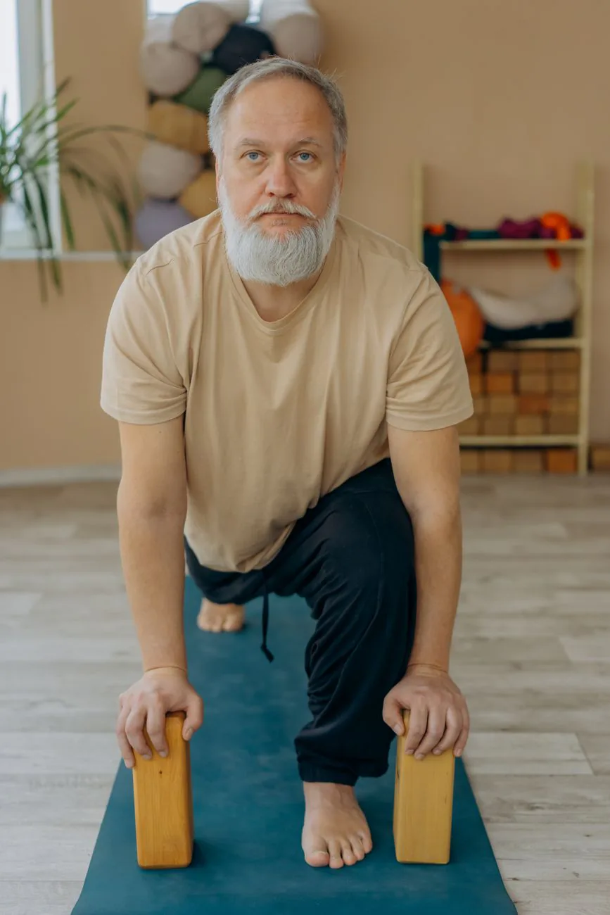Beginners welcomed into a gentle yoga session