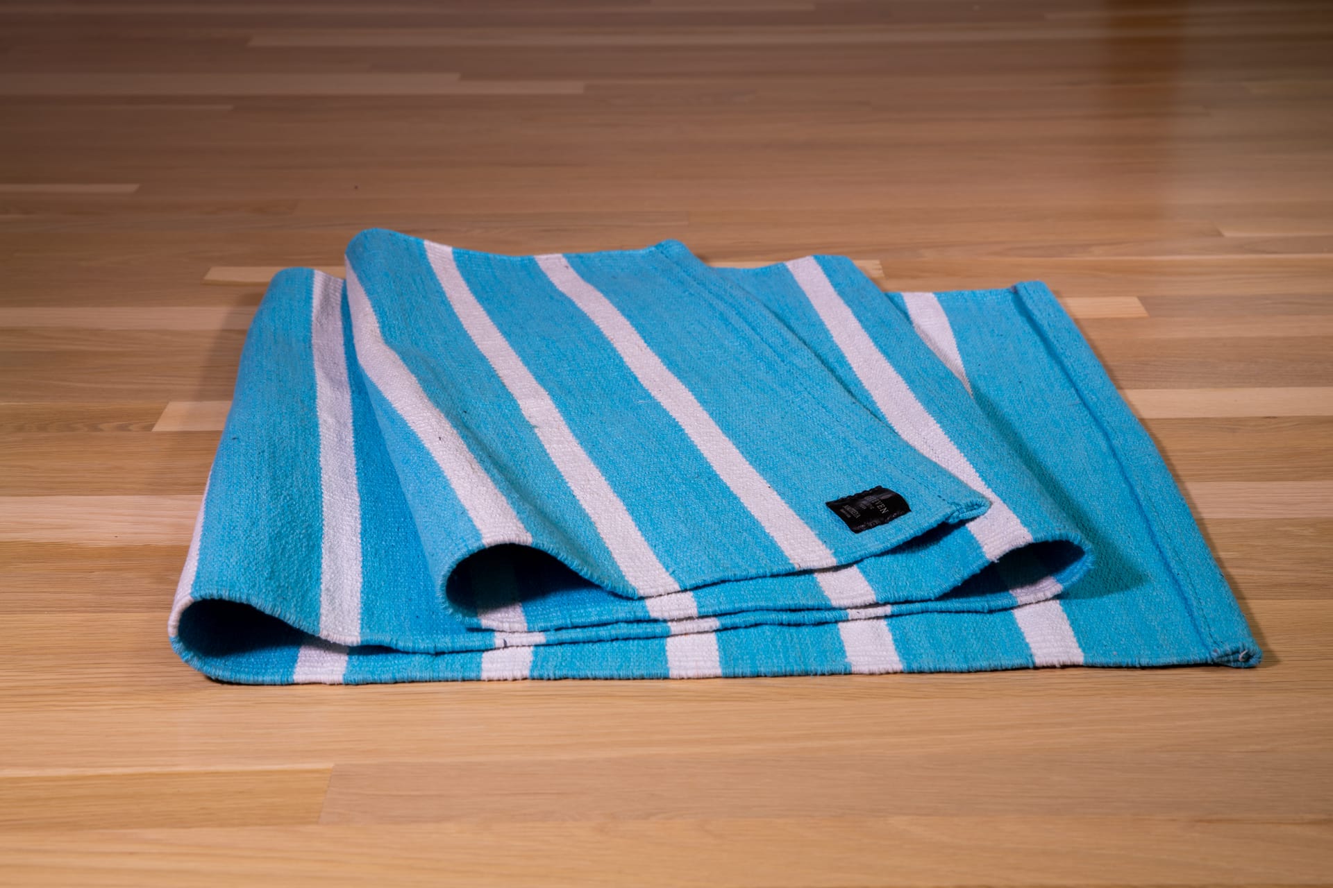 Placeholder photo — sage green handwoven cotton yoga mat